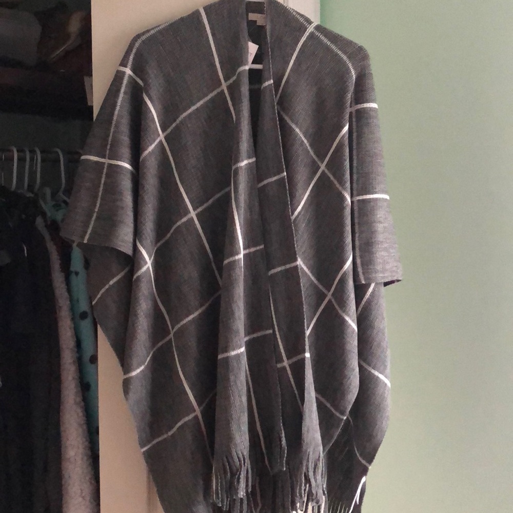 Loft sweater shawl